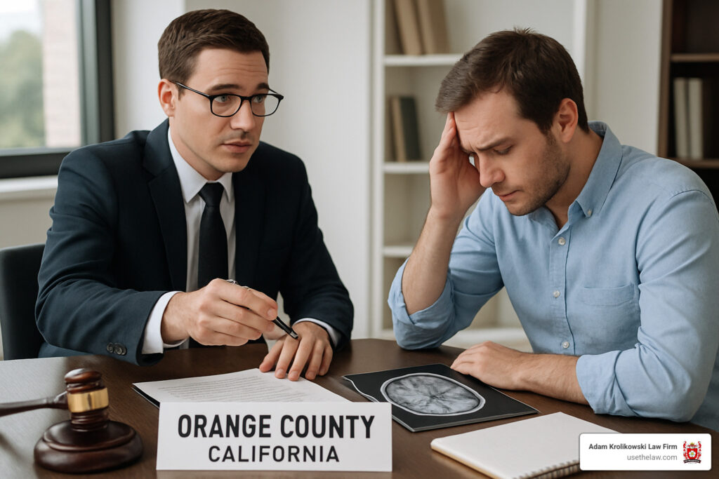Orange County brain injury lawyer