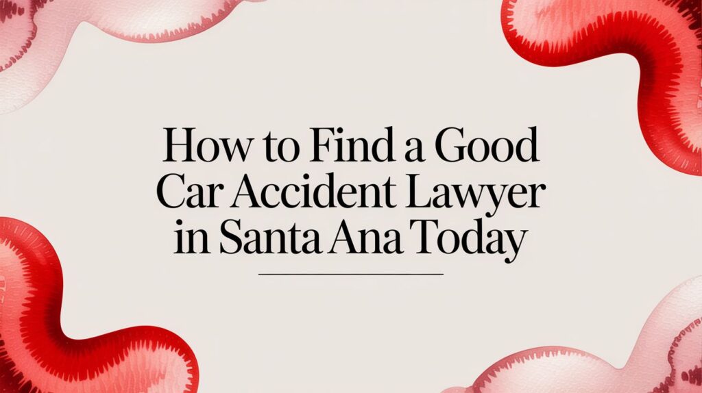 How to Find a Good Car Accident Lawyer in Santa Ana Today 3 Car Accident Lawyer in Santa Ana