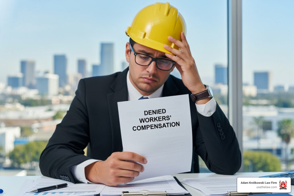 denied workers comp santa ana
