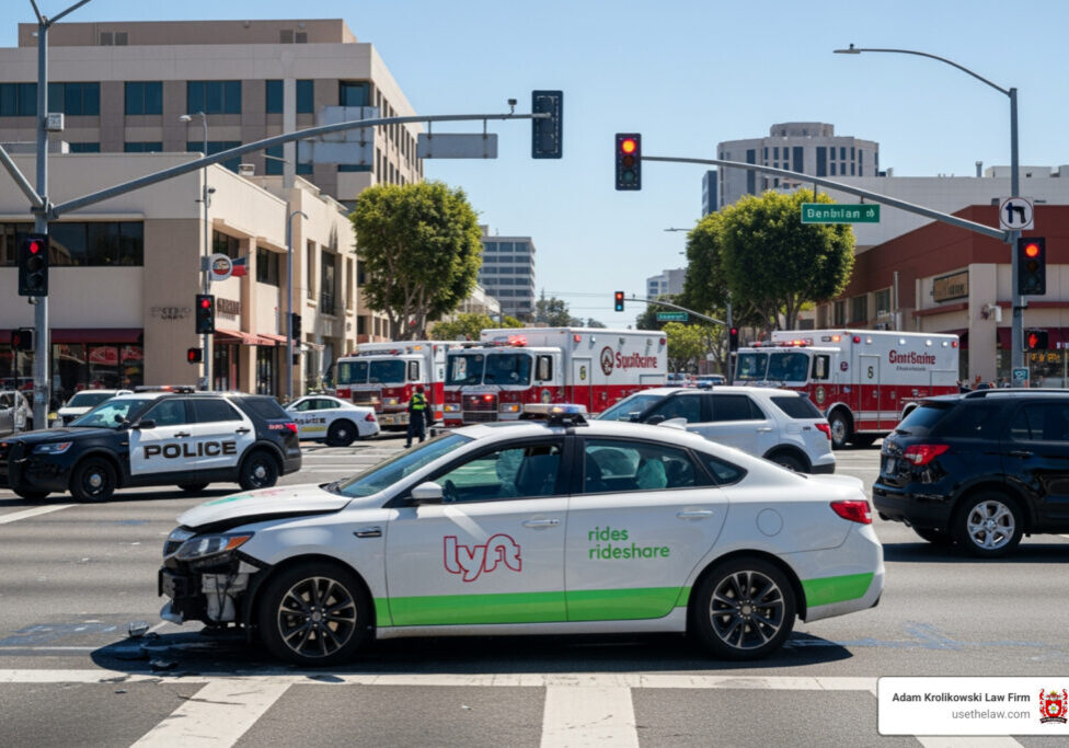 Santa Ana Lyft accident lawyer